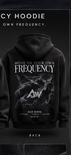 Frequency Hoodie back