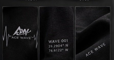 Frequency Hoodie detail